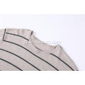 Ανδρικό Πλεκτό Stripe Basic Crew-Neck Pullover